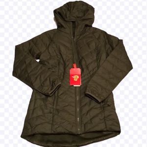 NWT THE NORTH FACE MOSSBUD RFV PARKA REVERSIBLE COZY OLIVE S COAT JACKET